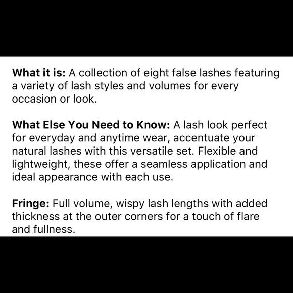 Sephora Collection False Lashes - Picture 5 of 5